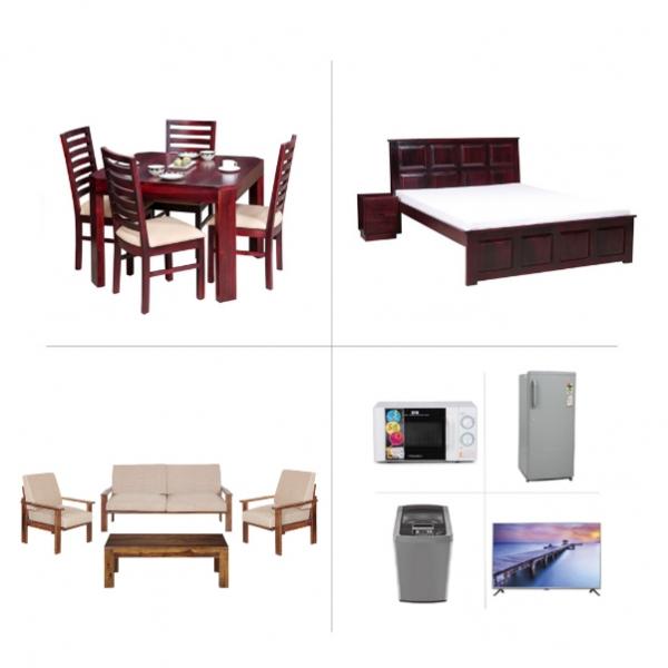 1BHK Home Furniture and Appliances