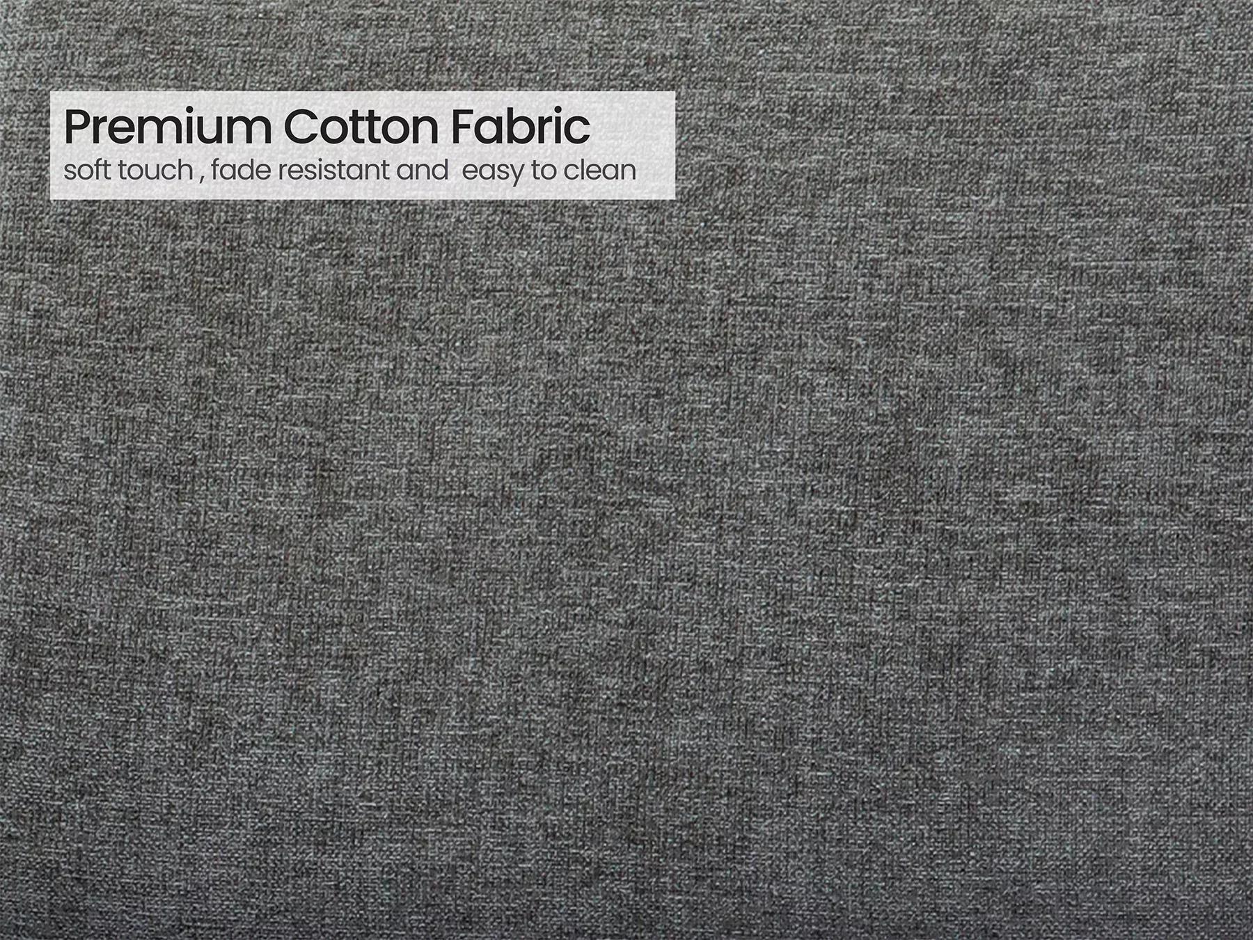 Cosmos L Shaped Sofa in Grey Color