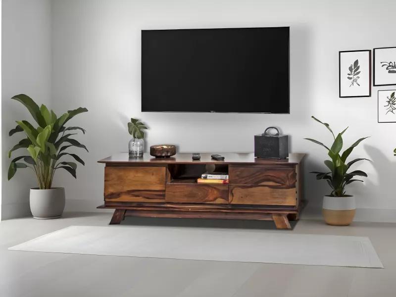 Belle Solid Wood TV Unit