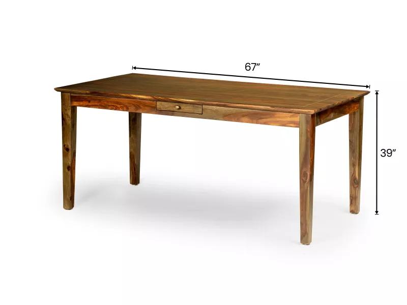 Belle Solid Wood 6 Seater Dining Set