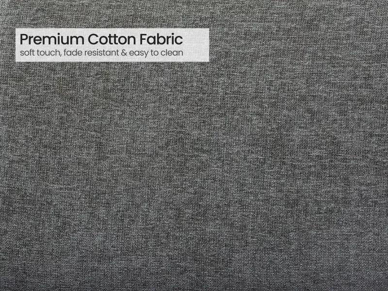 Cosmos L Shaped Sofa in Grey Color