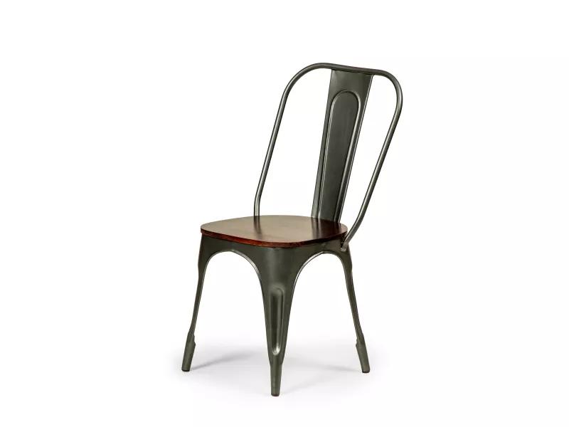 Daisy Chair - Metal Frame and Wooden Top