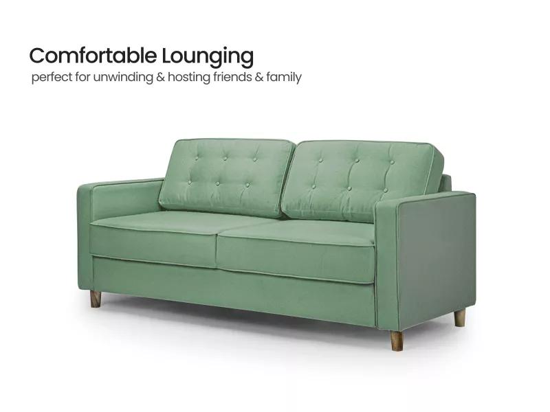 Dexter 3 Seater Sofa in Green Color
