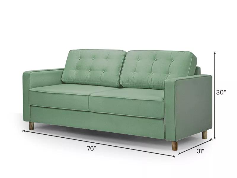 Dexter 3 Seater Sofa in Green Color