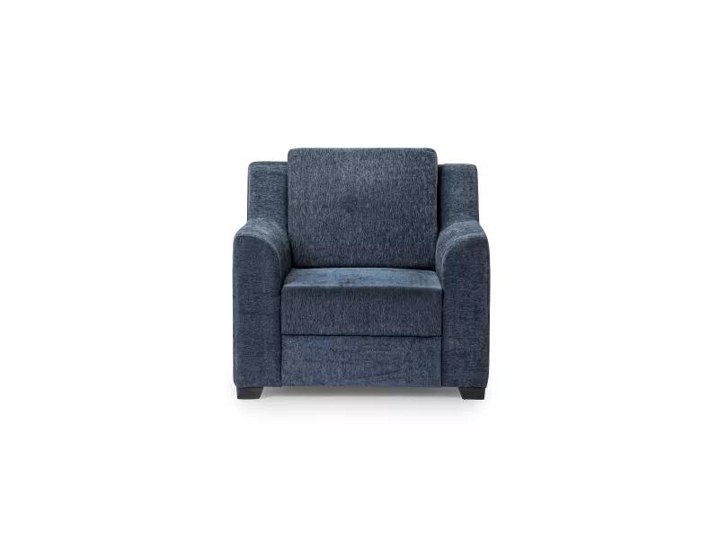 Erica Upholstered Single Seater Sofa in Livid Color