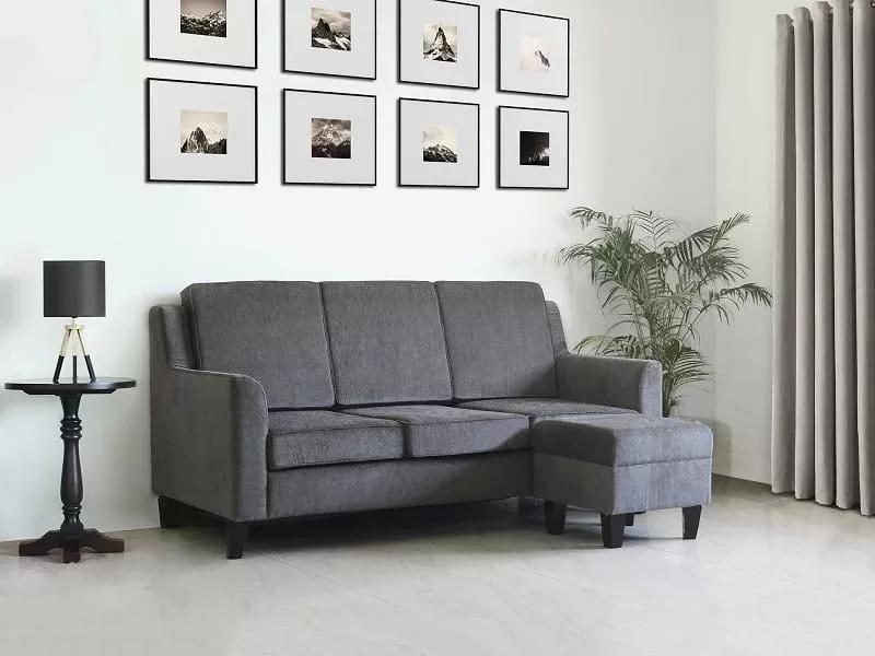 Erica L Shaped Sofa in Livid Color