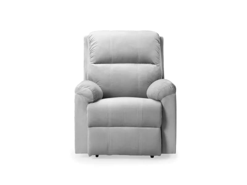 Erica Fabric Recliner in Grey Color