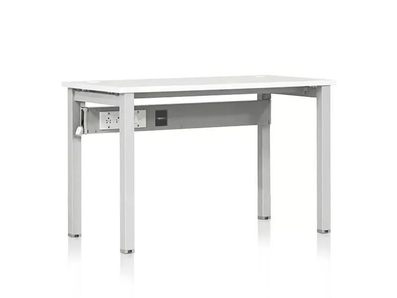 Power Engineered Wood Office Table in White Color