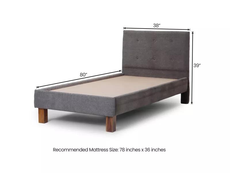 Soho Upholstered Single Bed