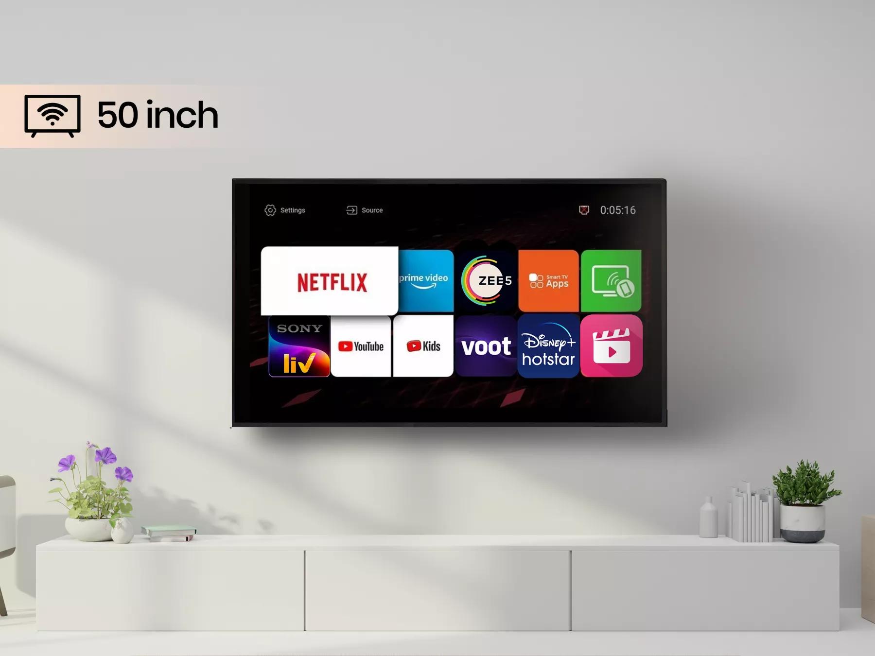TV   50 Inches Smart LED
