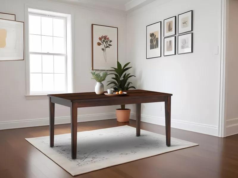 Vesta Solid Wood 6 Seater Dining Table
