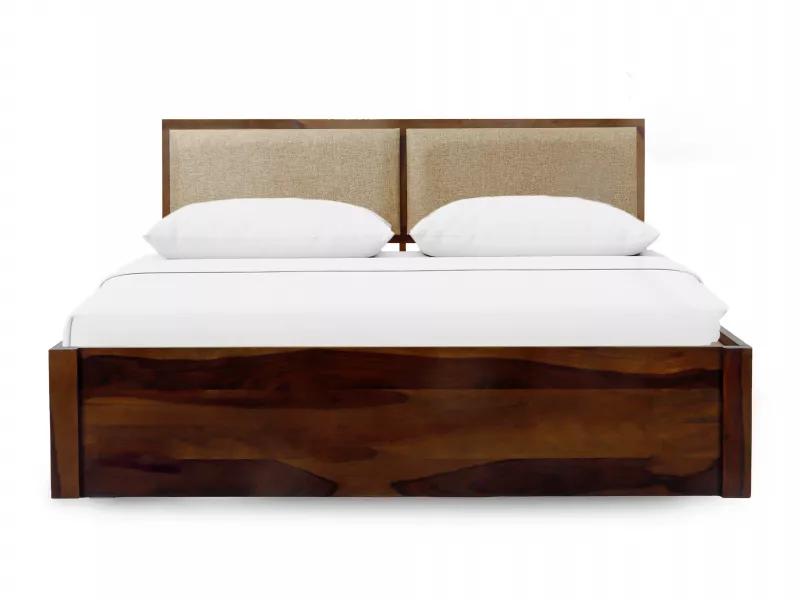 Vesta Solid Wood King Size Double Bed with 6 Inches Memory Foam Mattress