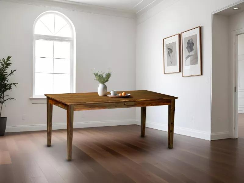 Belle Solid Wood 6 Seater Dining Table