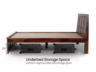 Alexa Solid Wood Queen Size Double Bed