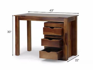 Alexa Solid Wood Study Table