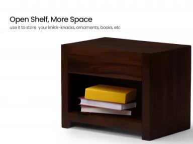 Crest Bedside Table