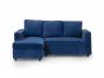Daisy Upholstered L Shaped Sofa in Blue Color