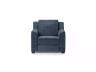 Erica Upholstered Single Seater Sofa in Livid Color