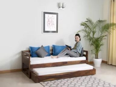 Hugo Sofa Cum Bed with Sliding Underbed