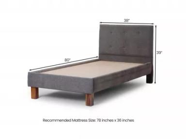 Soho Upholstered Single Bed