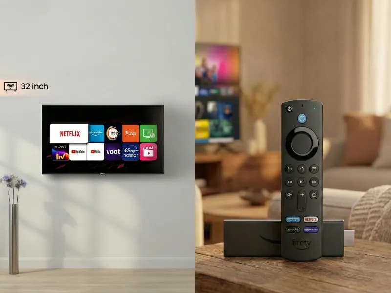 32 Inches TV with Amazon Fire Stick