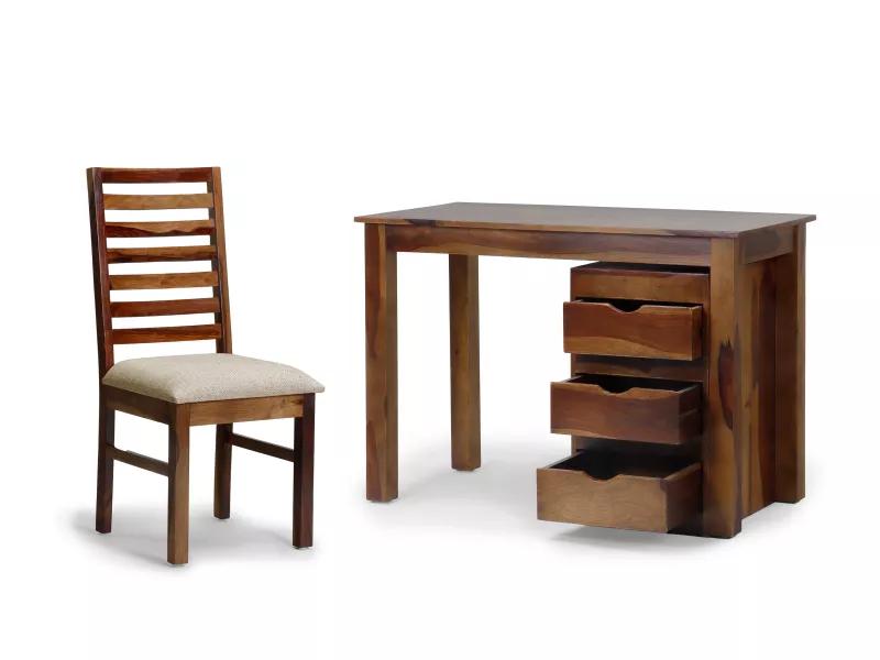 Alexa Study Table with Wooden Chair