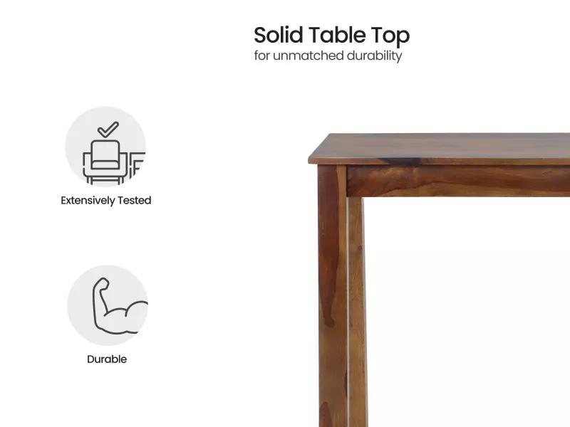 Alexa Study Table with Wooden Chair