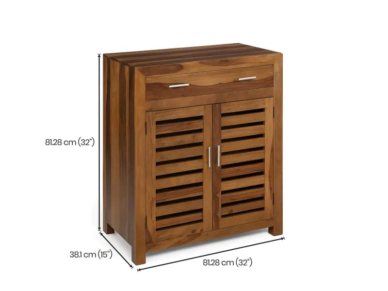 Alexa Solid Wood Shoe Rack