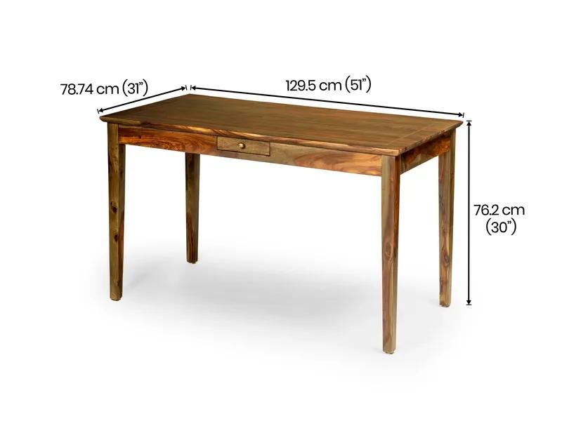 Belle Solid Wood 4 Seater Dining Set