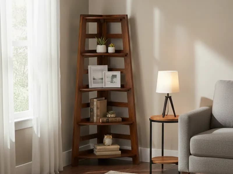 Belle Solid Wood Bookshelf