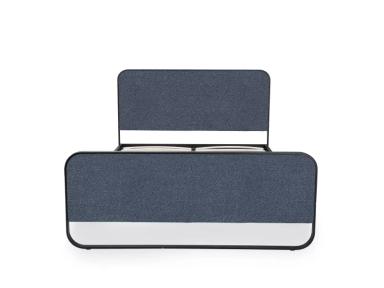 Chloe Queen Size Double Bed in Grey Color