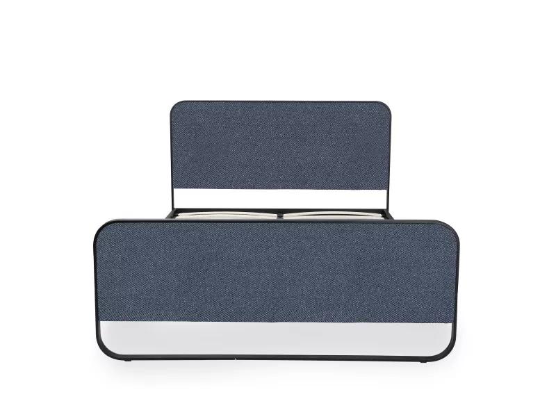 Chloe Queen Size Double Bed in Grey Color