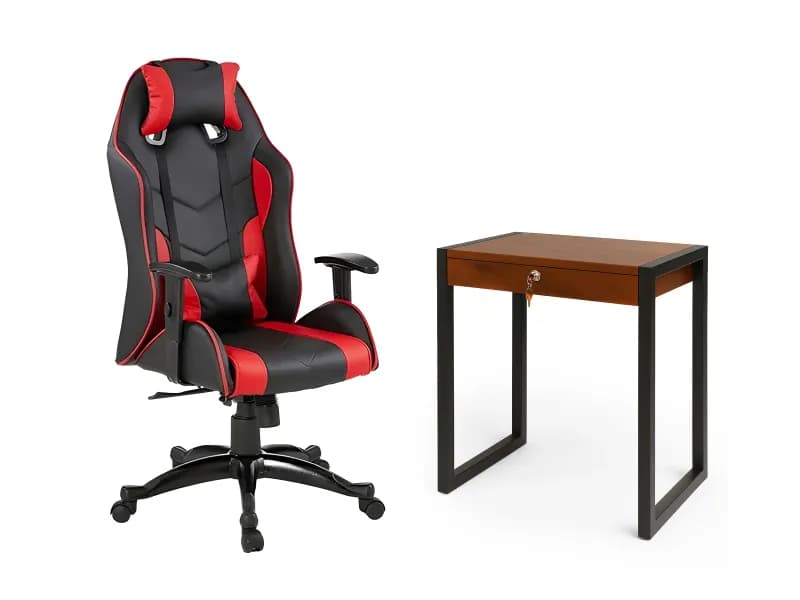Crest Study Table with ProXtreme Gaming Chair