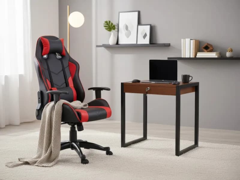 Crest Study Table with ProXtreme Gaming Chair
