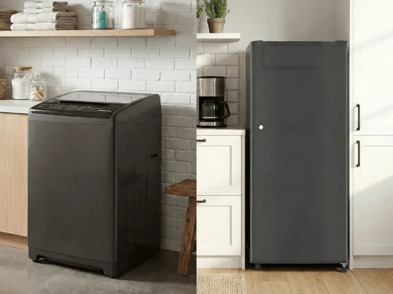 Fridge and Washing Machine Combo