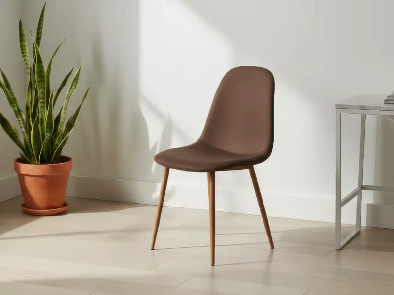 Joey Dining Chair in Brown Color