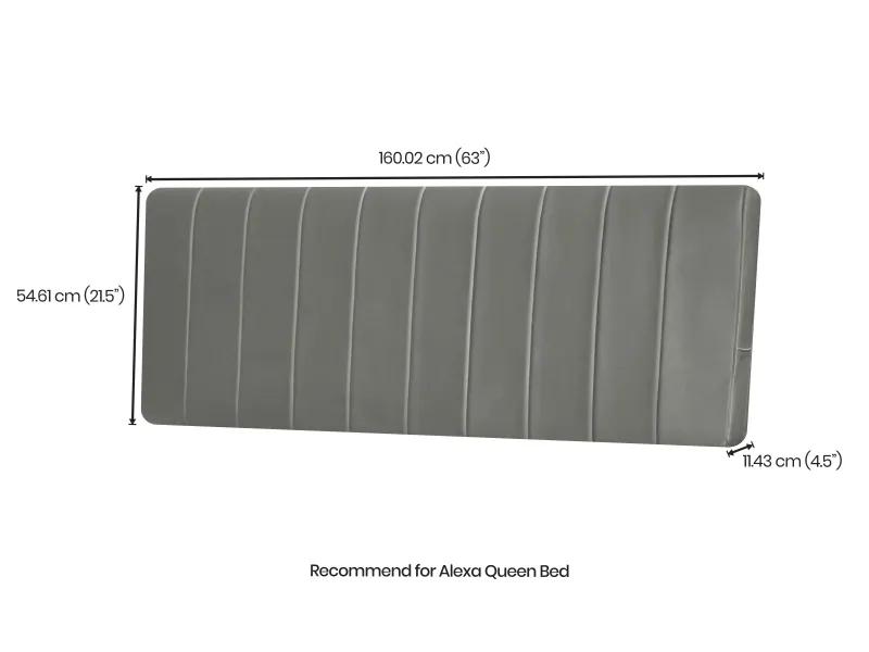 Regal Headboard in Grey