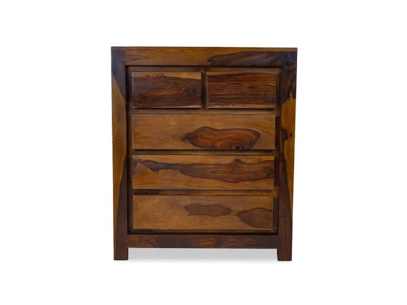 Vesta Solid Wood Chest of Drawer with 5 Drawers