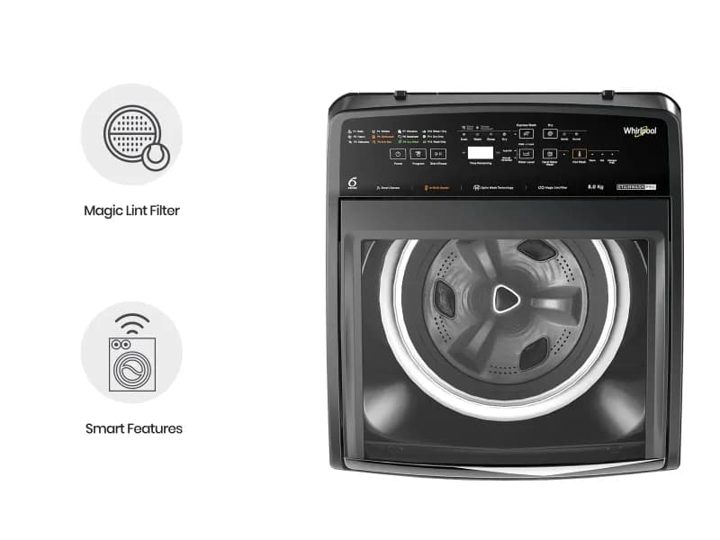 Whirlpool Washing Machine Top Load 8 Kg