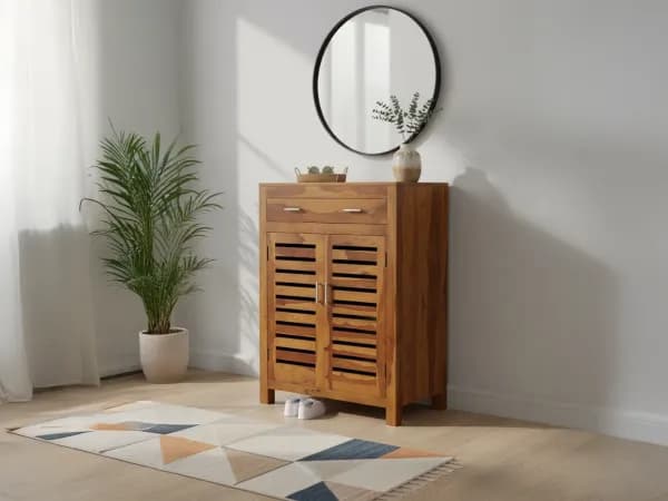 Alexa Solid Wood Shoe Rack