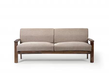 Athena Wooden Sofa   3 Seater