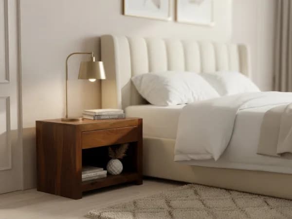 Belle Solid Wood Bedside Table
