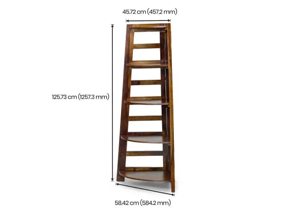 Belle Solid Wood Bookshelf