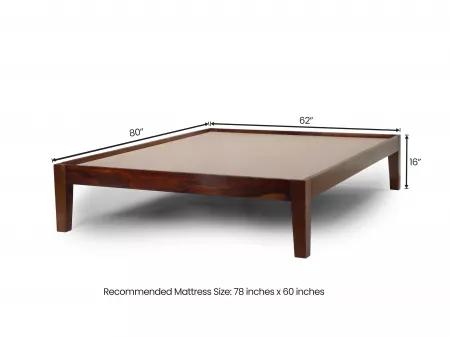 Hugo Solid Wood Queen Size Double Bed