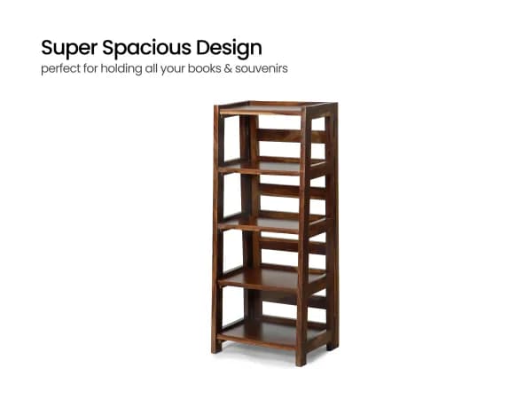 Hugo Solid Wood Bookshelf