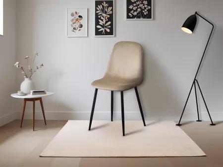 Joey Dining Chair in Beige Color