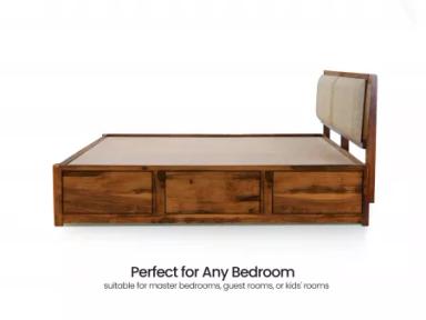 Vesta King Bed with Hydraulic Storage