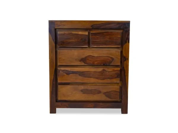 Vesta Solid Wood Chest of Drawer with 5 Drawers