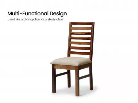 Alexa 6 Seater Dining Table with 4 Wooden Chairs