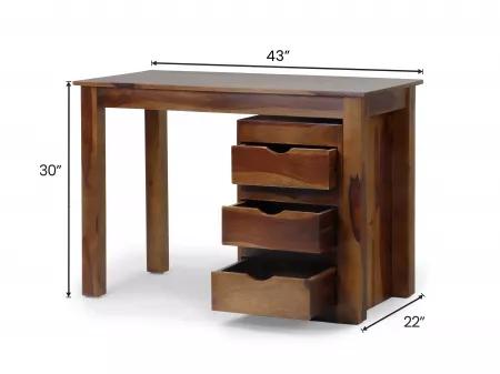 Alexa Study Table with Wooden Chair